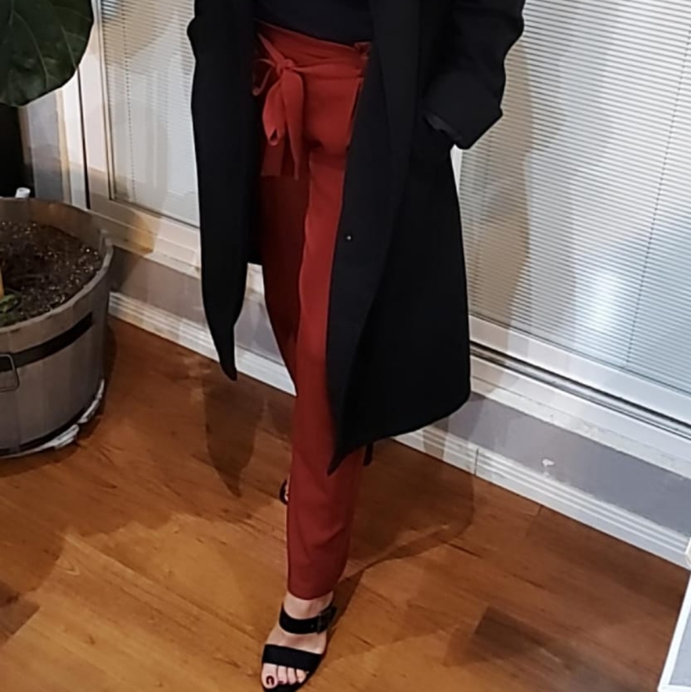 Flirtatious large dress pants